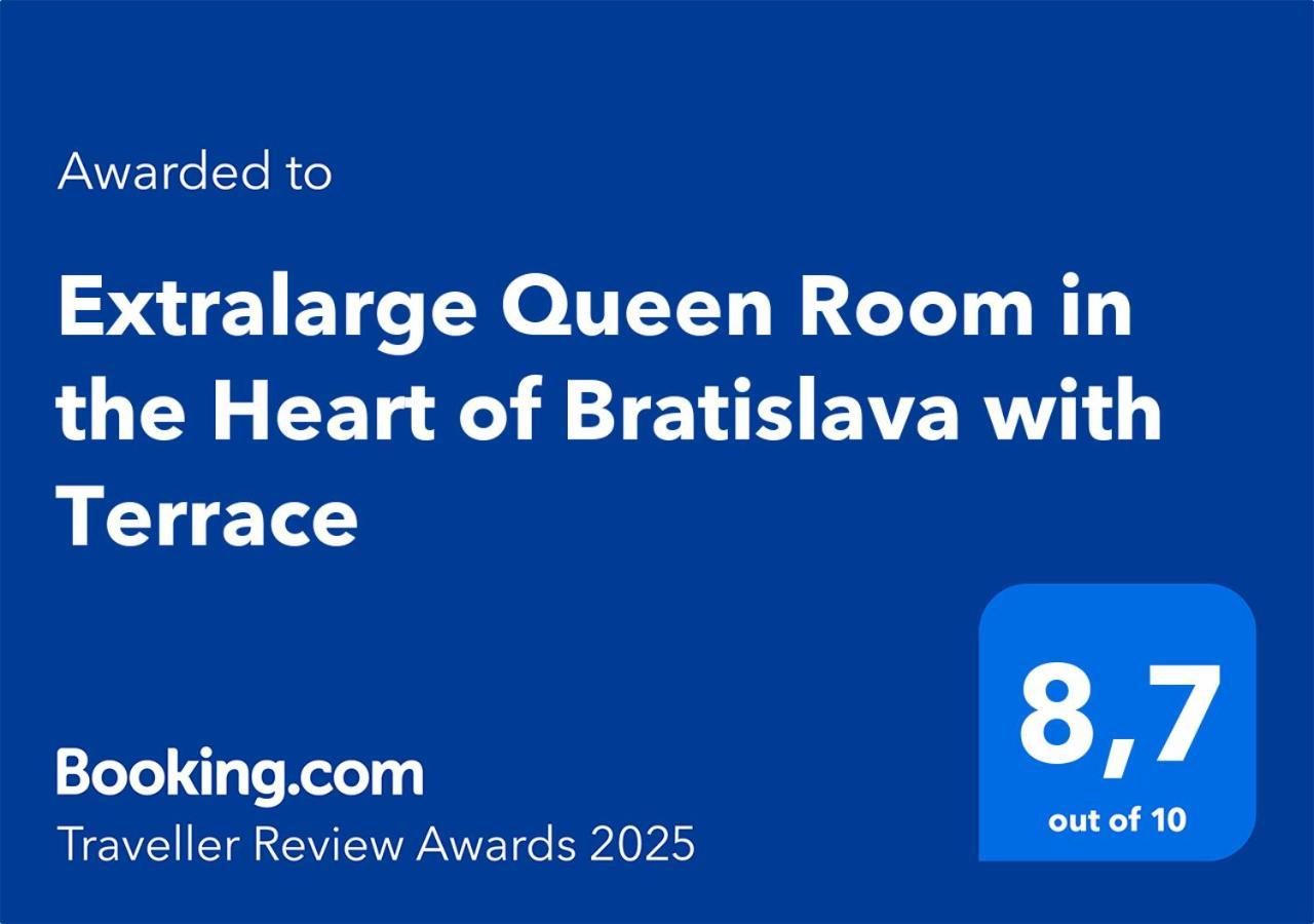 Extralarge Queen Room In The Heart Of Bratislava With Terrace Екстер'єр фото
